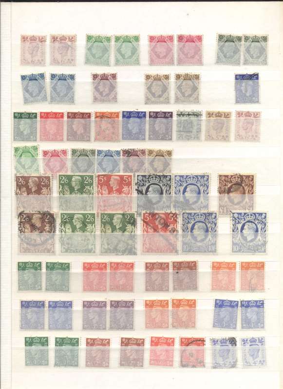 G.B. & some other commonwealth in 32 side Lighthouse Stockbook