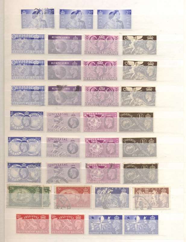 G.B. & some other commonwealth in 32 side Lighthouse Stockbook