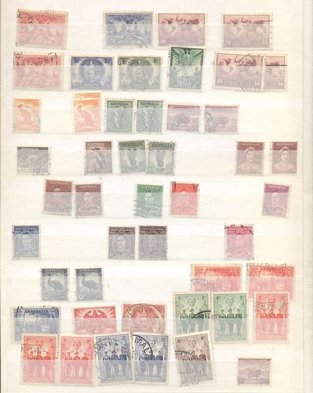 G.B. & some other commonwealth in 32 side Lighthouse Stockbook