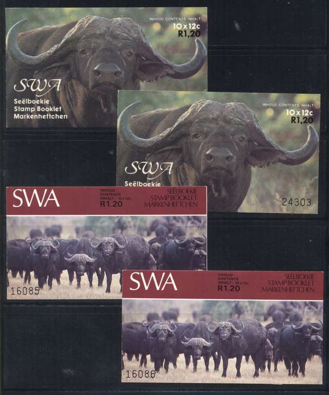 S.W.A. Animals Definitives Collection - Control blocks, strips, booklets, full sheets etc see 5 scan
