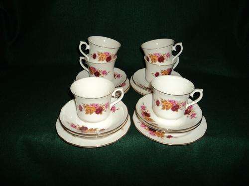 Queen Anne Trios..set of 6.