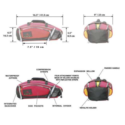 Arkel Randonneur Bicycle Rack with the Tailrider Trunk Bag