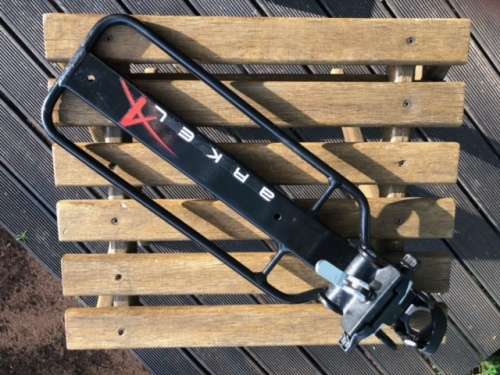 Arkel Randonneur Bicycle Rack with the Tailrider Trunk Bag