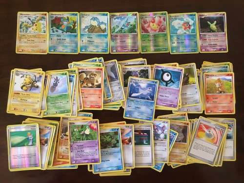 113 random Pokemon cards