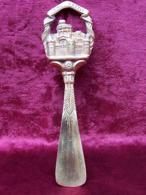 Vintage Brass Shoe Horn, 17,7 cm Long