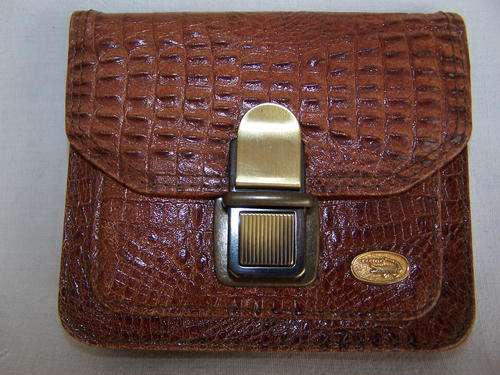 Genuine Crocodile Leather Wallet by Captelo (never used)