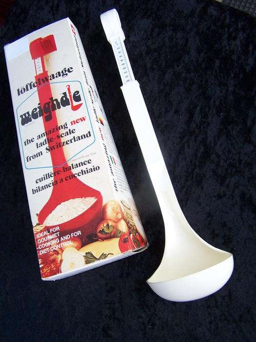 Ladle/Scale Made in Switzerland - A Useful and Novel Gift