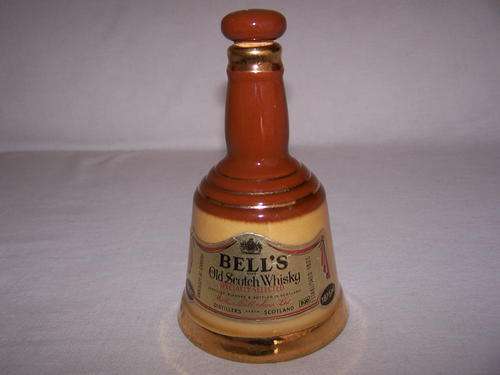 Wade Bell's Scotch Whisky Bell-Shaped Collector's Bottle by Wade, Perth - Scotland