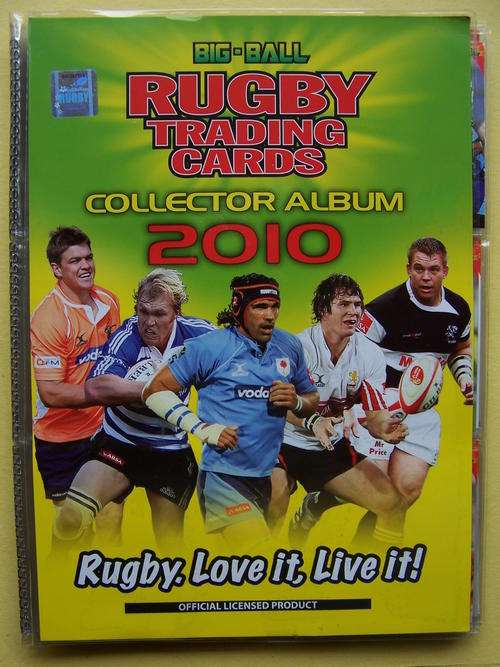 Big-Ball Rugby Trading Cards Collector Album 2010: 99 Cards in Binder