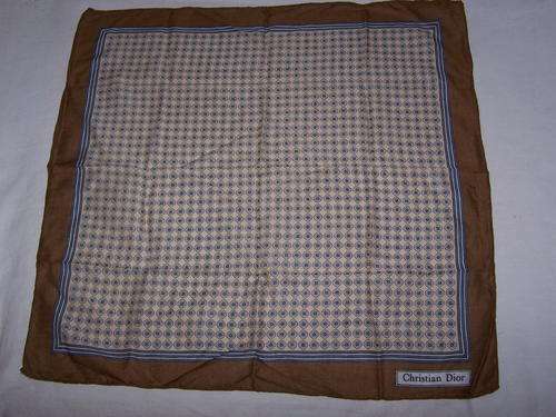 Vintage Christian Dior Pocket Handkerchief. Unused.