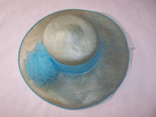 DERBERS Hat. Exquisite Light Turquoise Derbers Hat