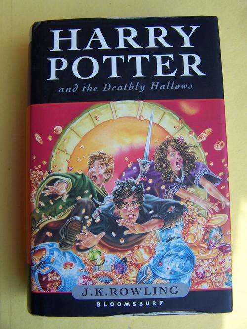 Harry Potter and the Deathly Hallows by J K Rowling. First Edition 2007. Hardcover 607 Pages.