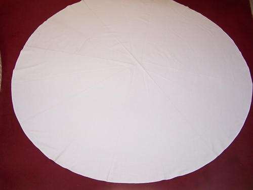 Round Table Cloth. NEVER USED. 185 cm Diameter.