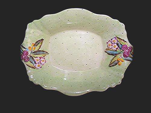 James Kent Art Deco Dish '2973 Jeanette'  Hand Decorated - Made in England