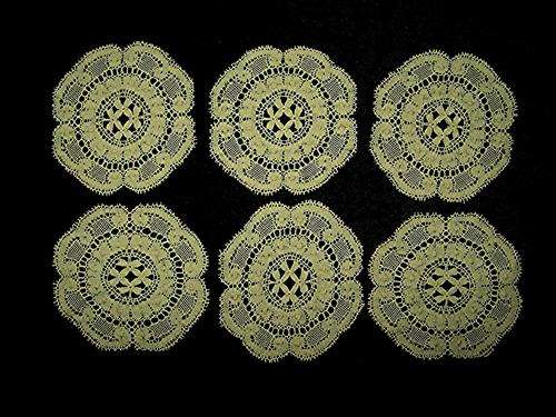 Six Lace Coasters/Doileys - Never Used.