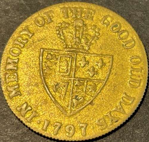 1797 gambling token - nice - as per photo.