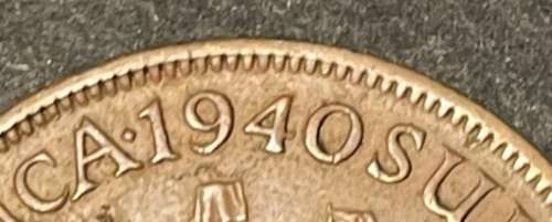 SA:1940 no-dot-after-date pennies - 12 available