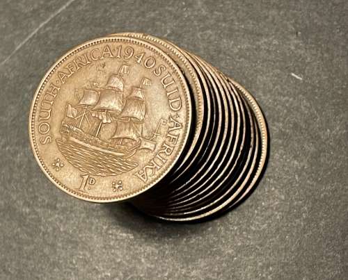 SA:1940 no-dot-after-date pennies - 12 available