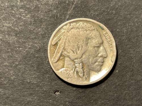 1928(S) USA Buffalo nickel coin - as per photo.