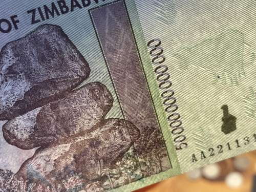 Zimbabwe 50 trillion dollar banknote - probably UNC - I cannot find any folds, creases or pin-holes.