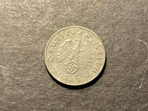 1941 Deutches Reich (Nazi) coin - as per photo.