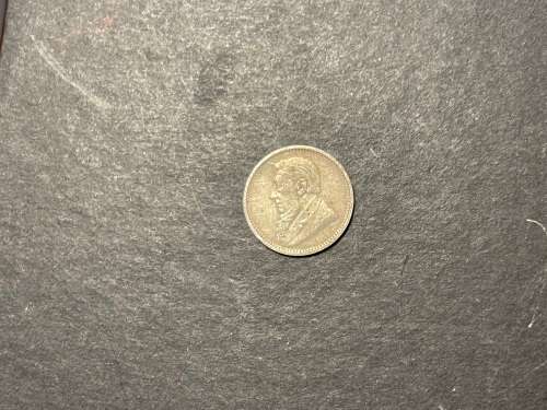 1896 ZAR 3 pence (tickey) silver coin