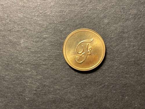 1989 SA 10 cent (10c) coin (F) - a/UNC Pattern Piece