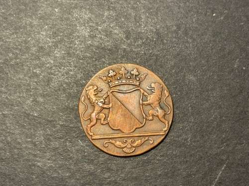 Excellent 1790 VOC 1 duit copper coin - Magnificent Example