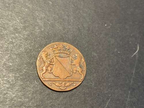 Excellent 1790 VOC 1 duit copper coin - Magnificent Example