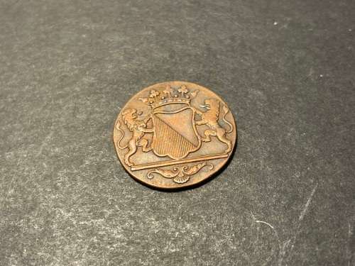 Excellent 1790 VOC 1 duit copper coin - Magnificent Example
