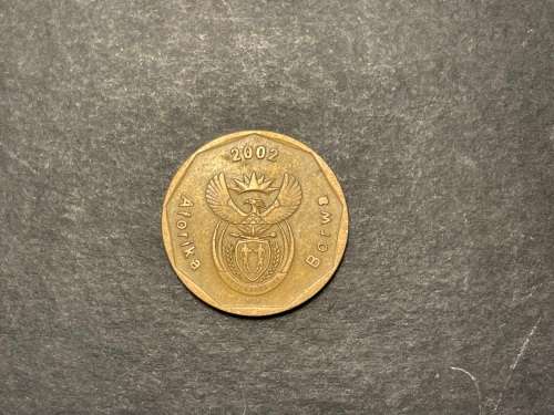 2002 soccer 50c coin - as per photo