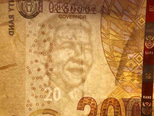 R20 L Kganyago banknote fancy serial number - JB 5000830 B