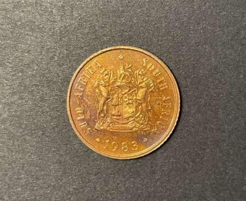 1983 RSA proof 1c (1 cent) coin - Excellent toned