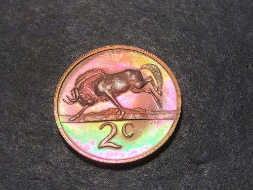 1978 RSA proof 2c (2 cent) coin - Excellently toned