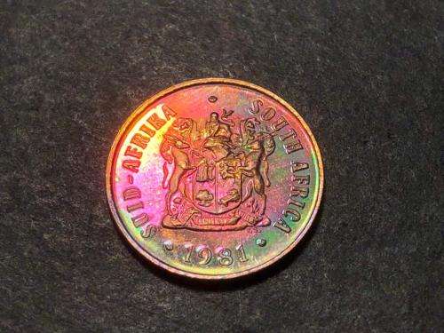 1981 Bronze Proof One cent (1c) coin - Excellently toned