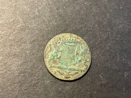 1790 VOC copper shipwreck 1 duit coin