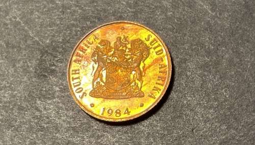 1984 RSA proof 2c (2 cent) coin - Excellent toned
