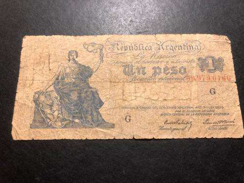 1 Peso banknote from Argentina 1936 - 1943