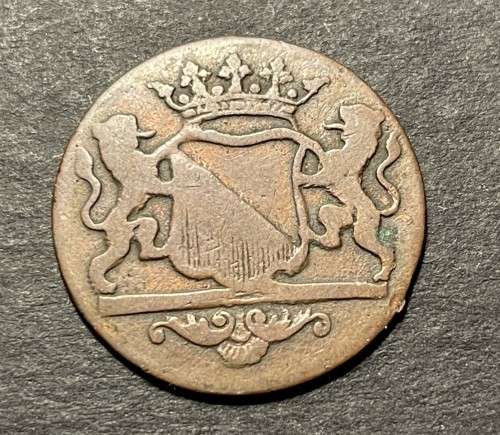 Nice 1790 VOC 1 duit coin - Error - #4