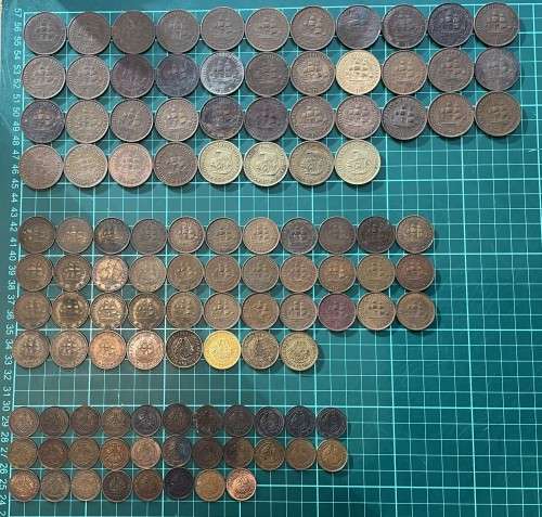 Complete collection of SA Union copper coins from 1923 to 1964 - PLEASE READ DESCRIPTION