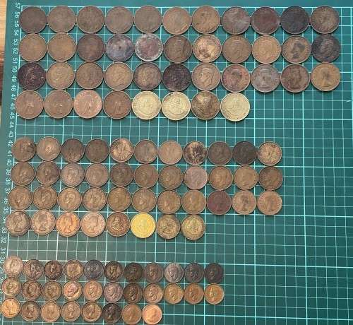 Complete collection of SA Union copper coins from 1923 to 1964 - PLEASE READ DESCRIPTION