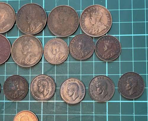 Complete collection of SA Union copper coins from 1923 to 1964 - PLEASE READ DESCRIPTION