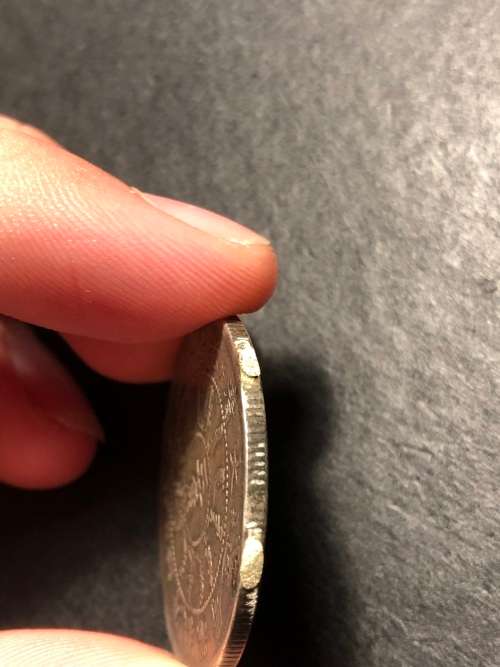 Extremely Rare Dragon 1898 Silver China Chihli Province 50 cent (5 Jiao) coin - Ex mount