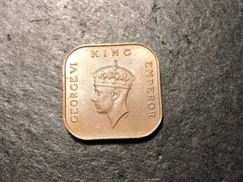 Superb 1941 UNC/AU+ Malayan 1 cent coin - As per photo
