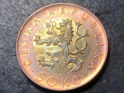 2012 Czech Republic 50 Korun coin - Current exchange rate is R40.74
