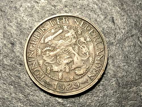 Excellent 1929 Netherlands 1 cent coin