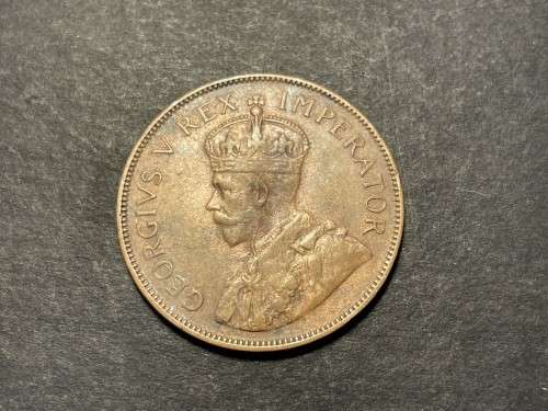 Nice 1935 SA Union 1 penny coin