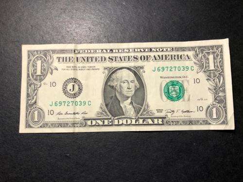 2009 USA 1 dollar banknote - as per photo