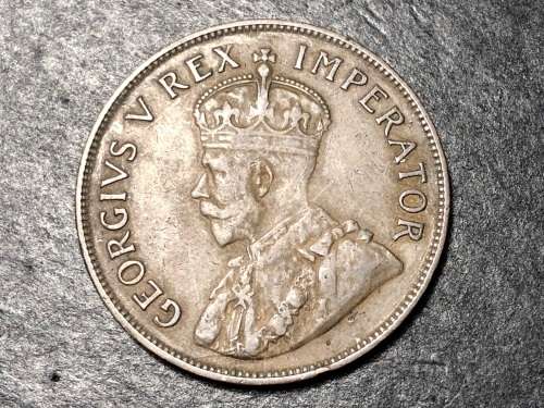1933 King George V South African 1 penny bronze coin - lot 1 of 3