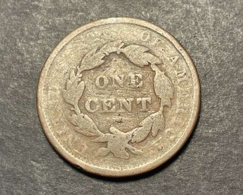 Rare 1837 USA Coronet Head 1 Cent Coin - Very High Catalogue Value